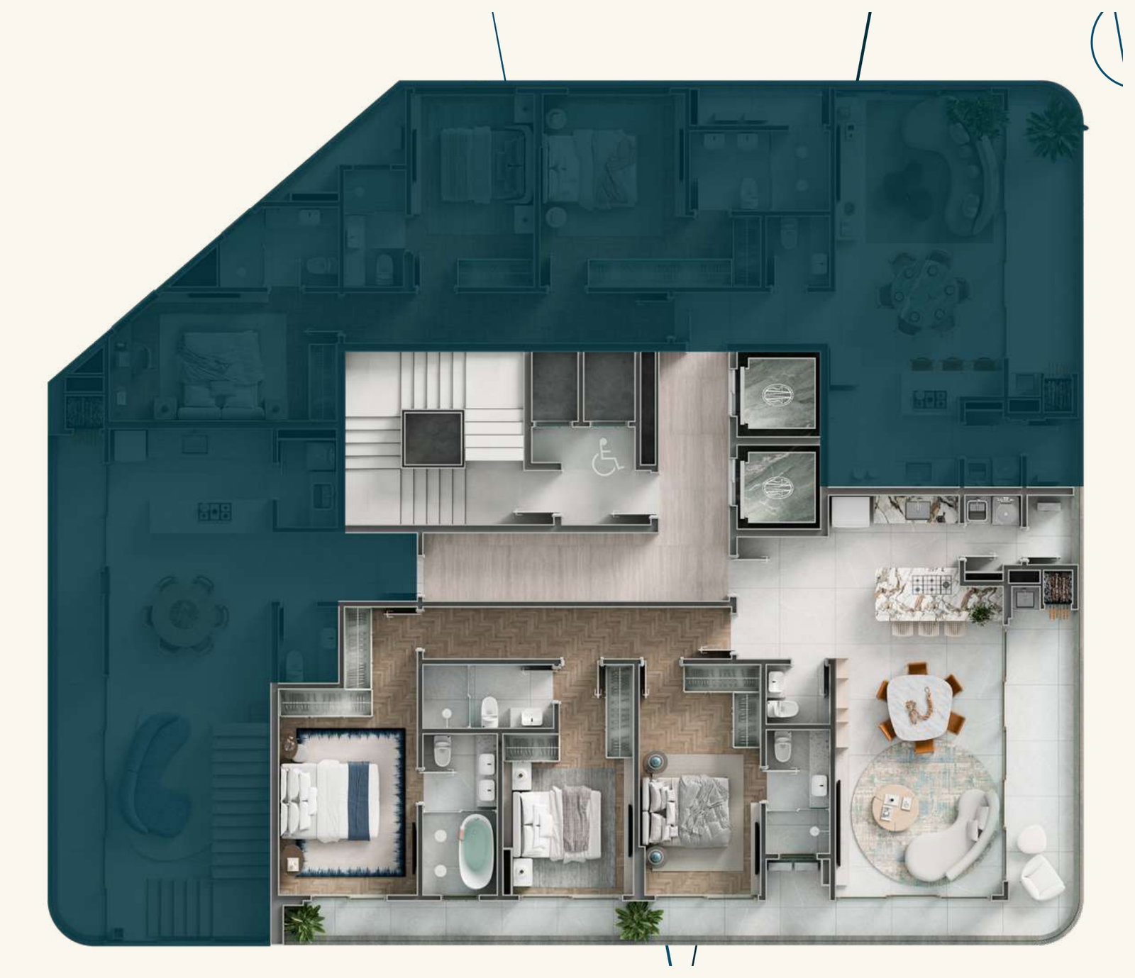 Planta 5 de Amares Residencial Boutique