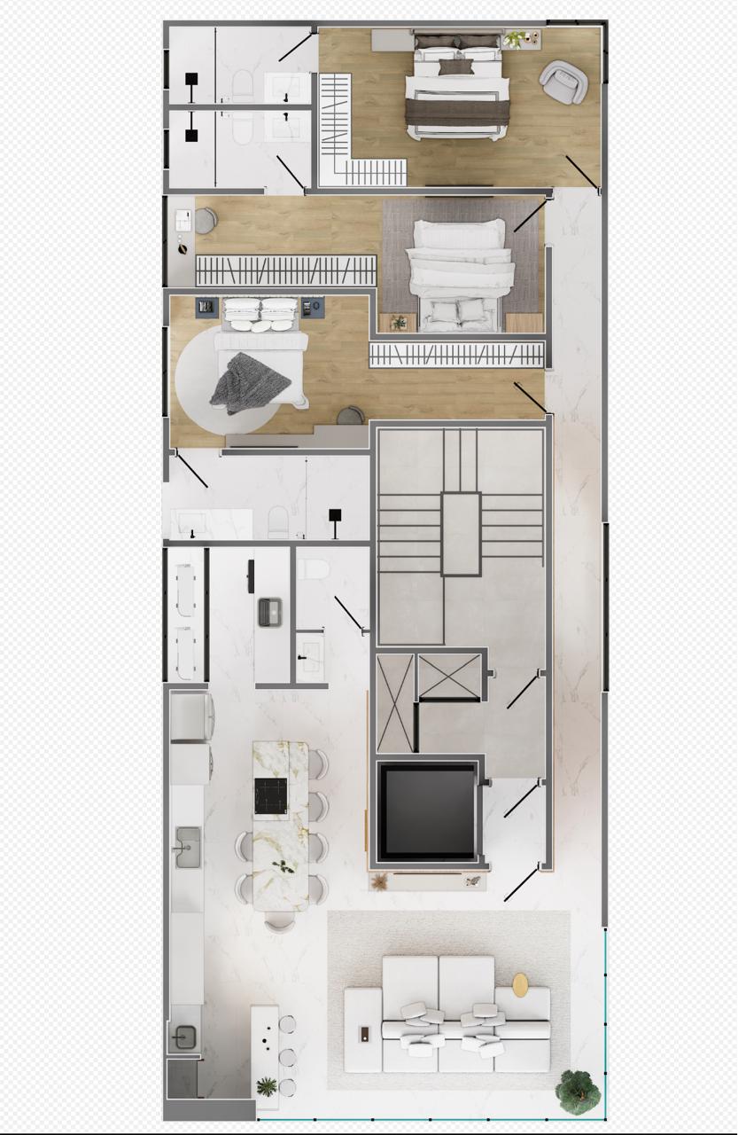 Planta 4 de Residencial Vivere Bene