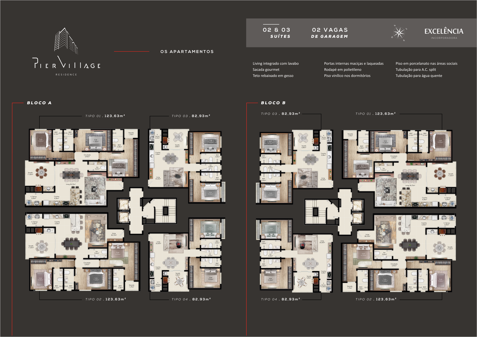 Planta 2 de Pier Village Residence