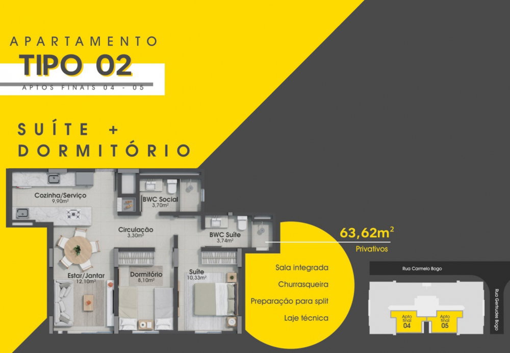 Planta 1 de Residencial Carmel