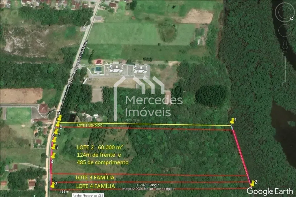 Foto 3 de Terreno à venda, 65.789 m² - Iperoba - São Francisco do Sul/SC