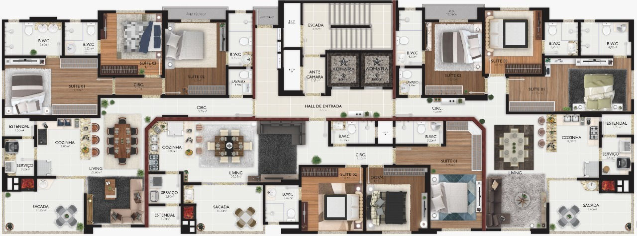 Planta 3 de Adhara