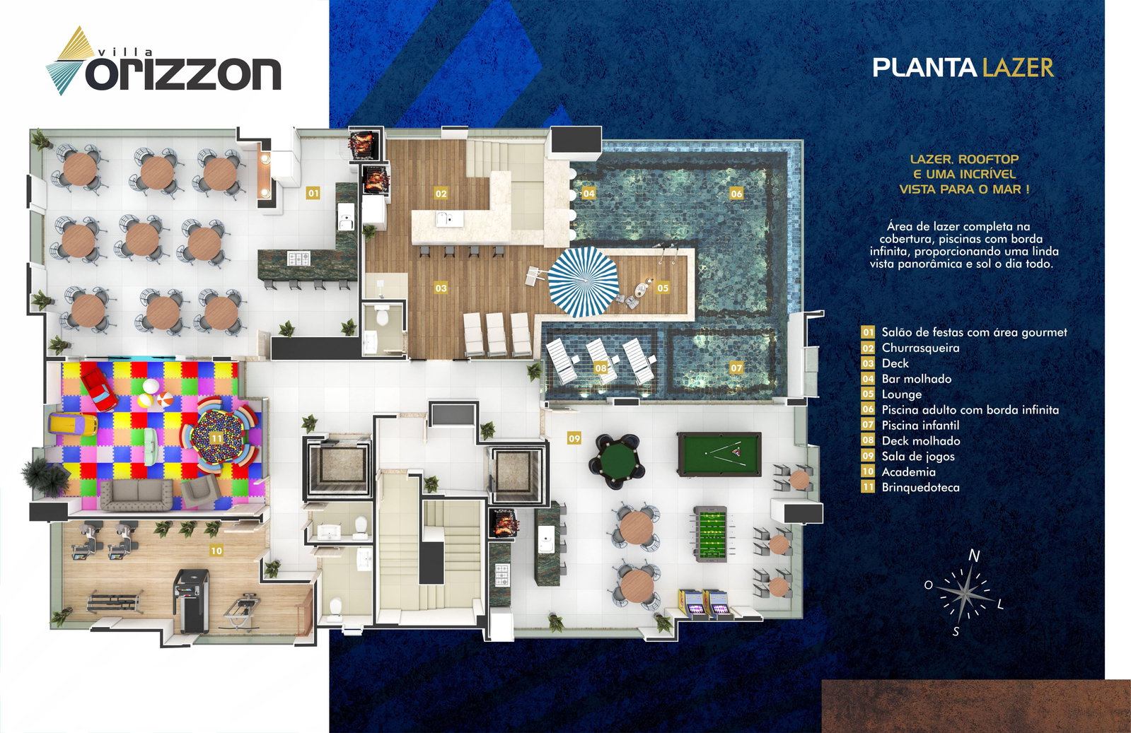 Planta 3 de Villa Orizzon
