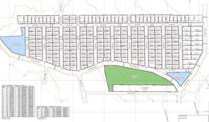 Planta 1 de Vogar Village Residencial Itaiópolis