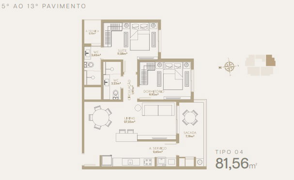 Planta 4 de Maldivas Tower