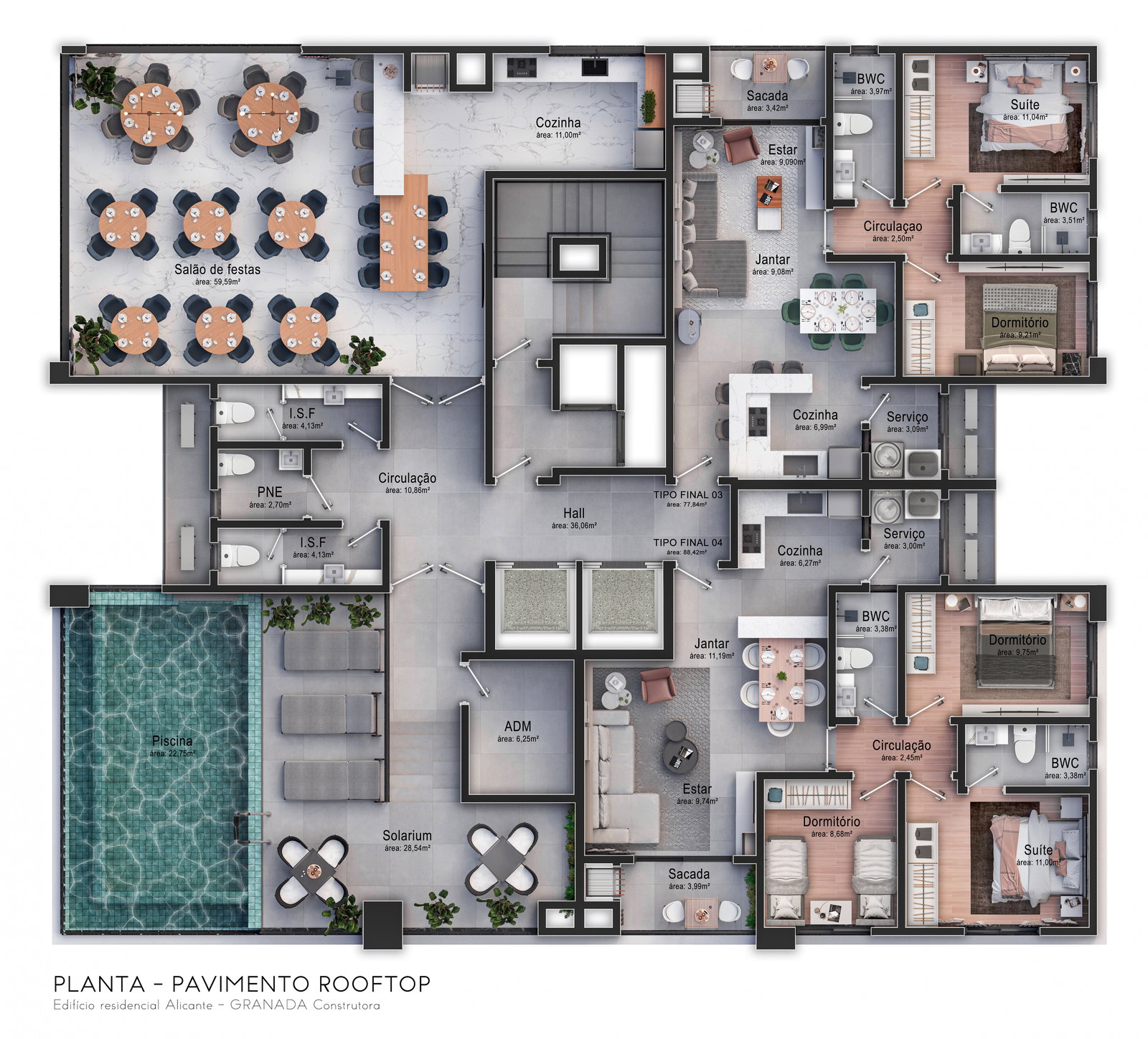 Planta 2 de Residencial Alicante