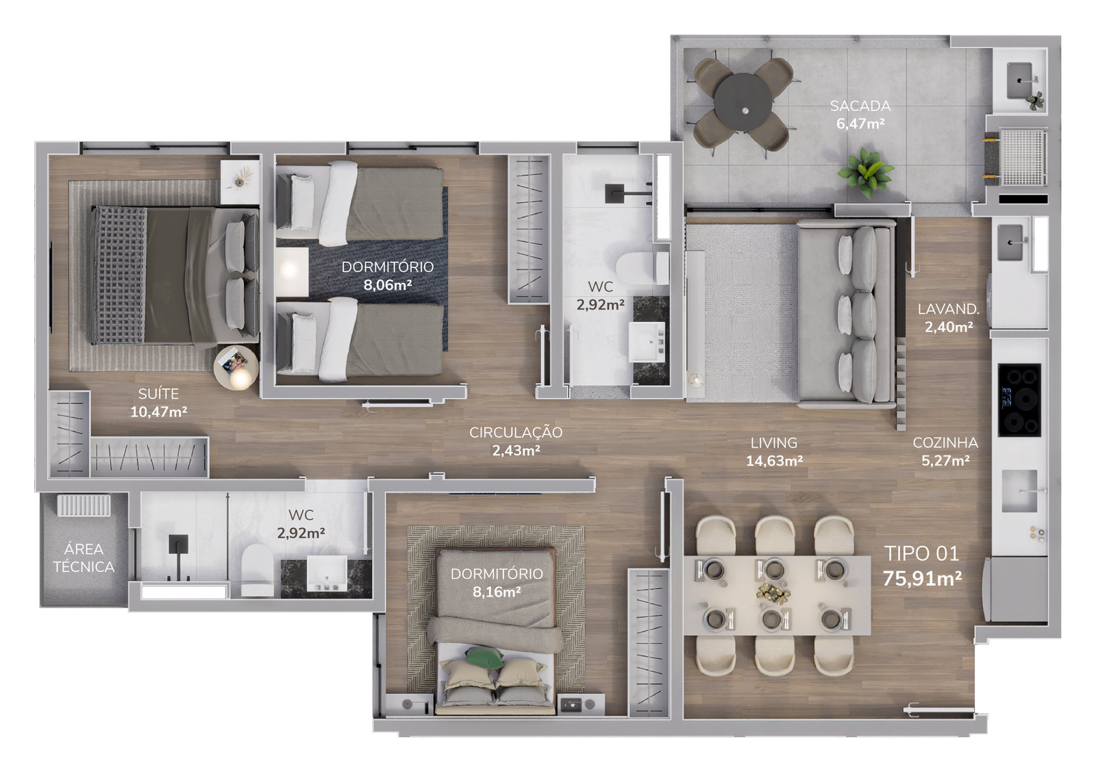 Planta 4 de Opus Residence