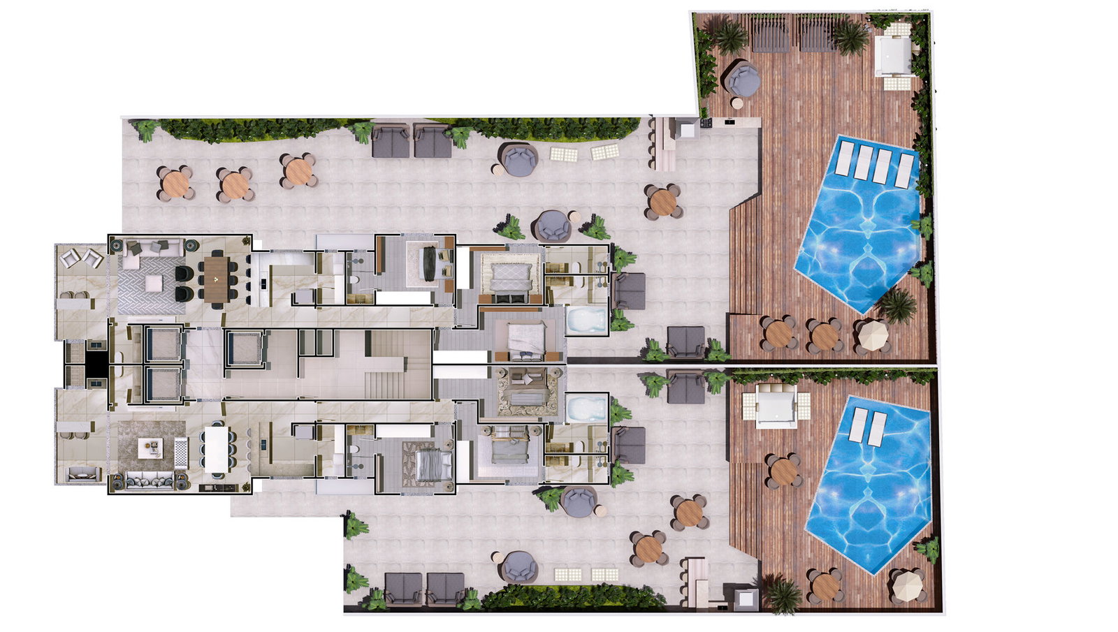 Planta 4 de Grand Mirage Residence