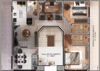 Planta 1 de Residencial Luna