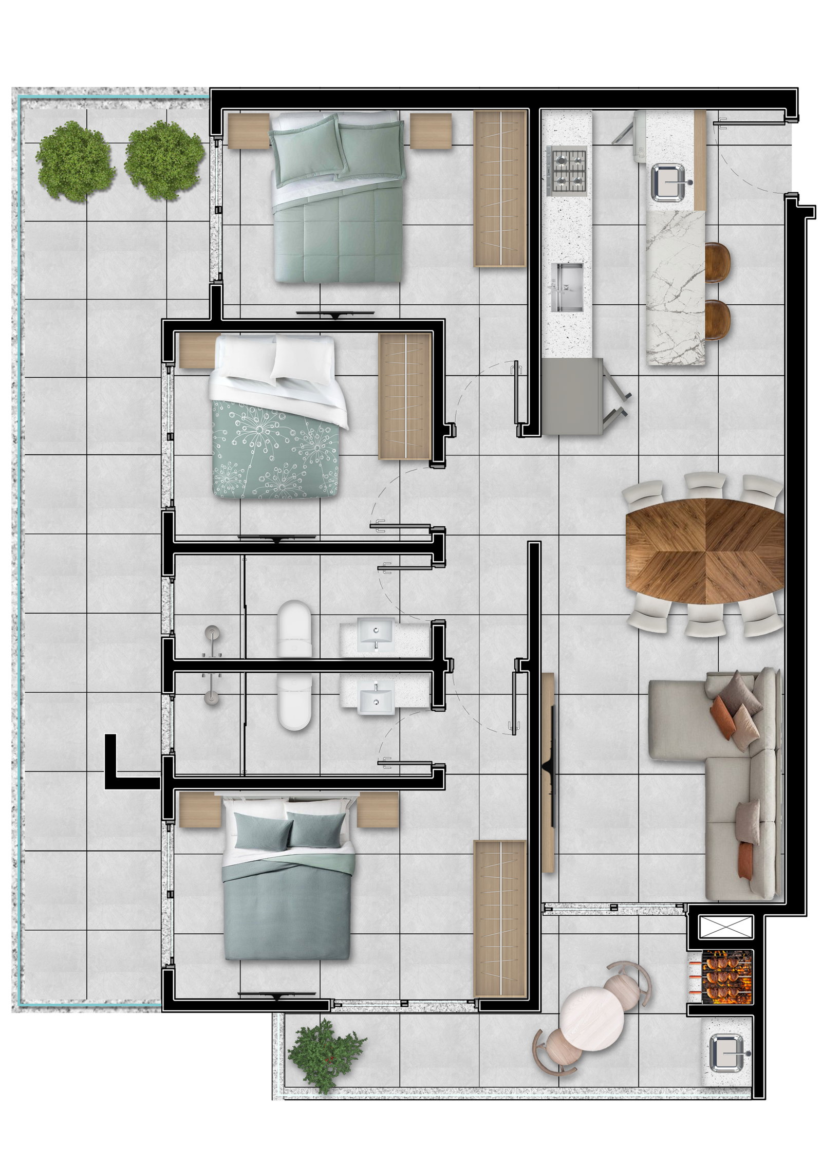 Planta 17 de Atlantis Home Club