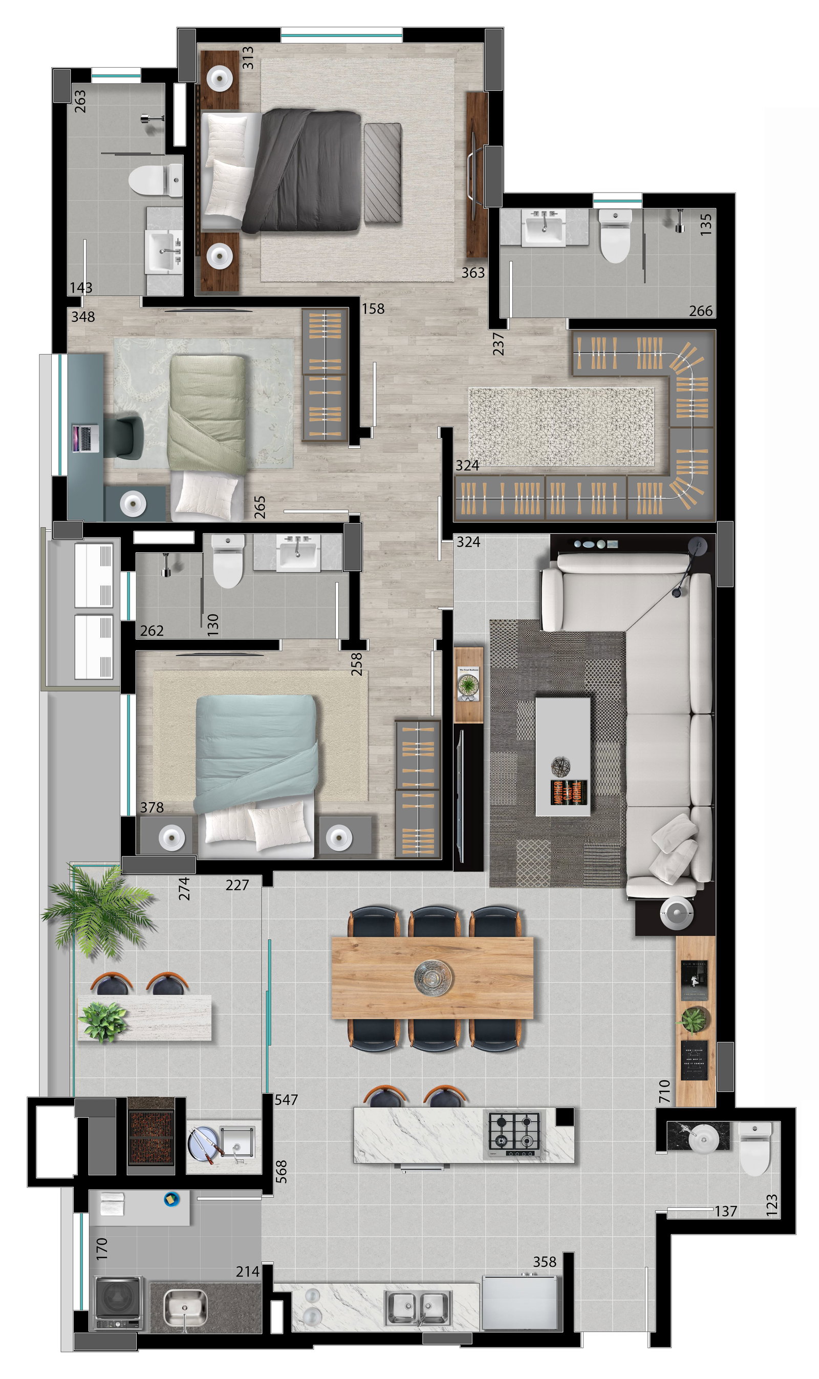 Planta 1 de Porto 950