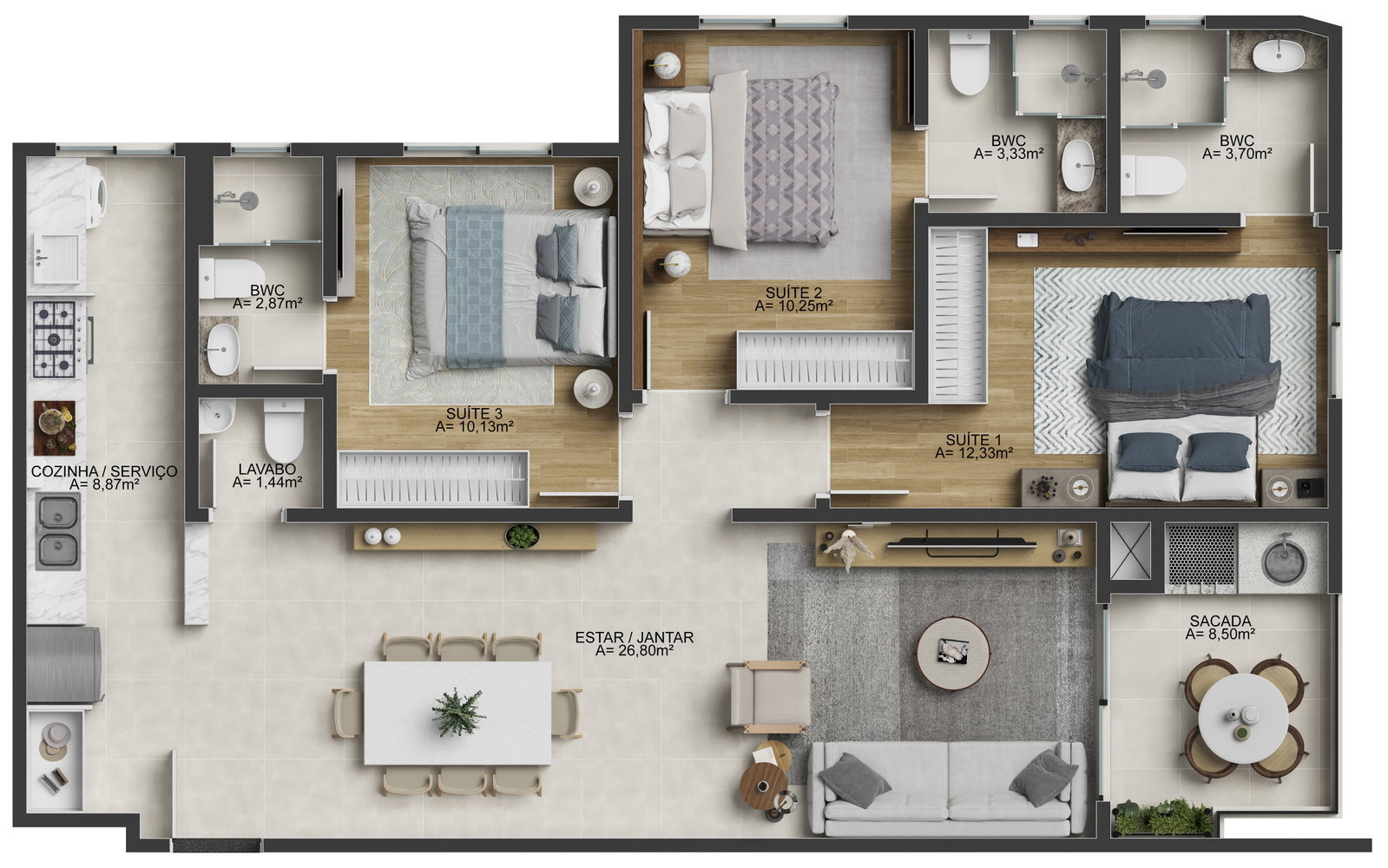 Planta 2 de L’essence Residence