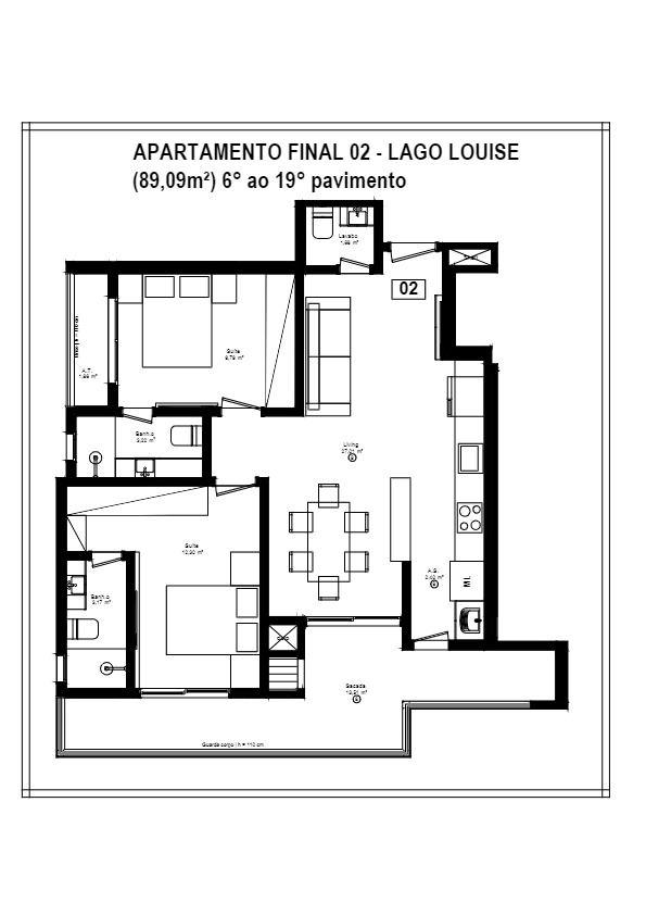 Planta 2 de Lago Louise