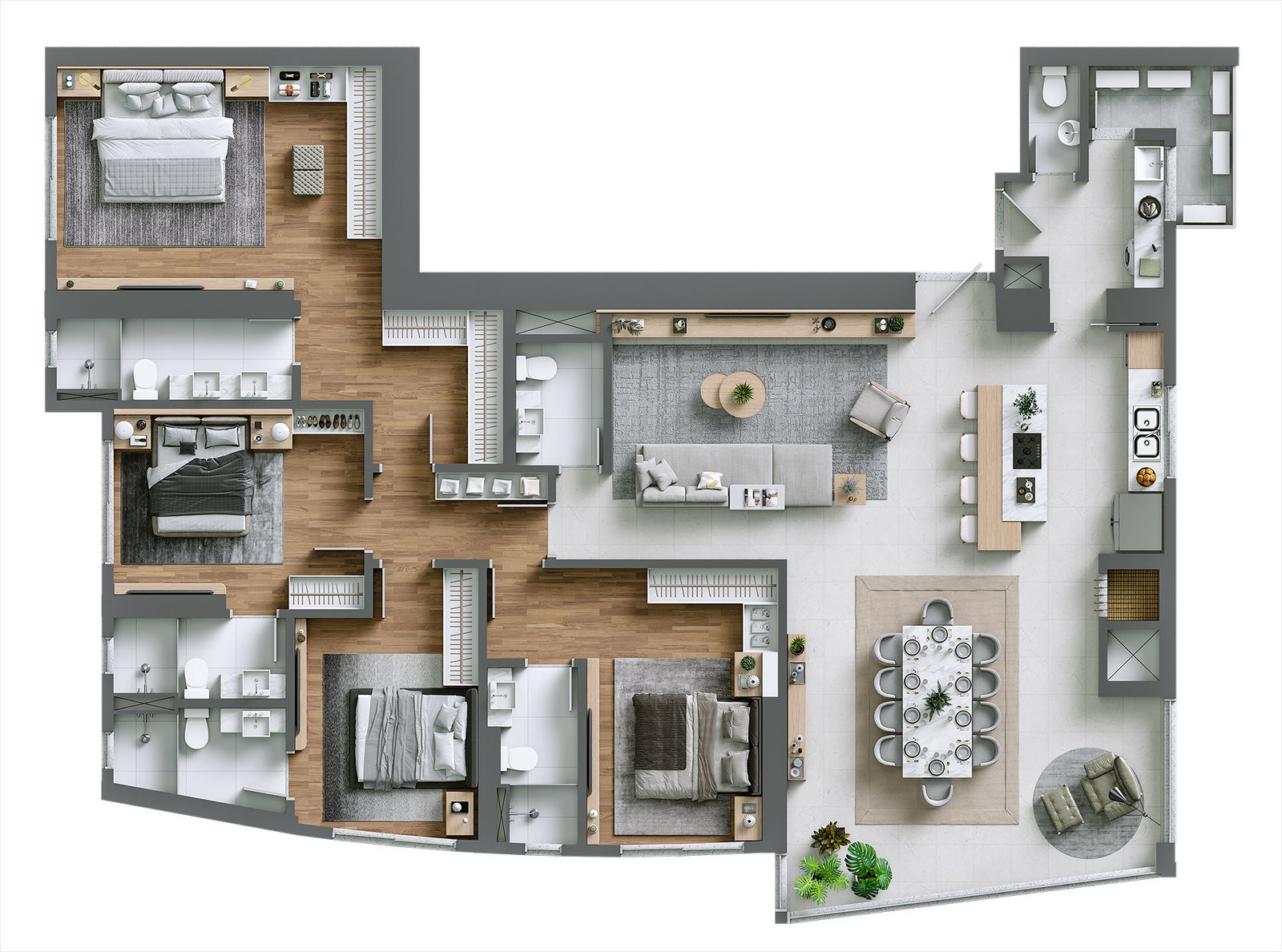 Planta 1 de Ápice
