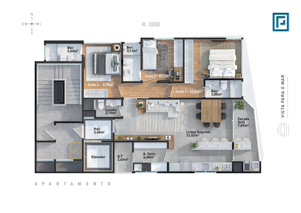 Planta 1 de Portier