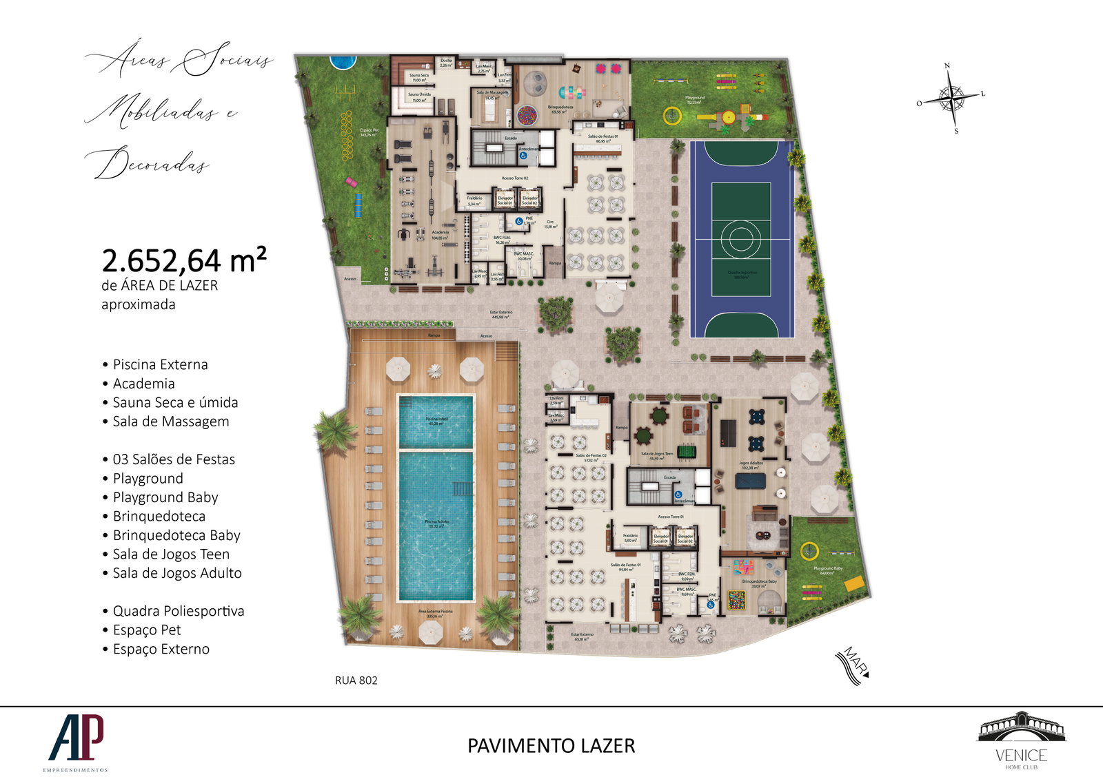 Planta 1 de Venice Home Beach