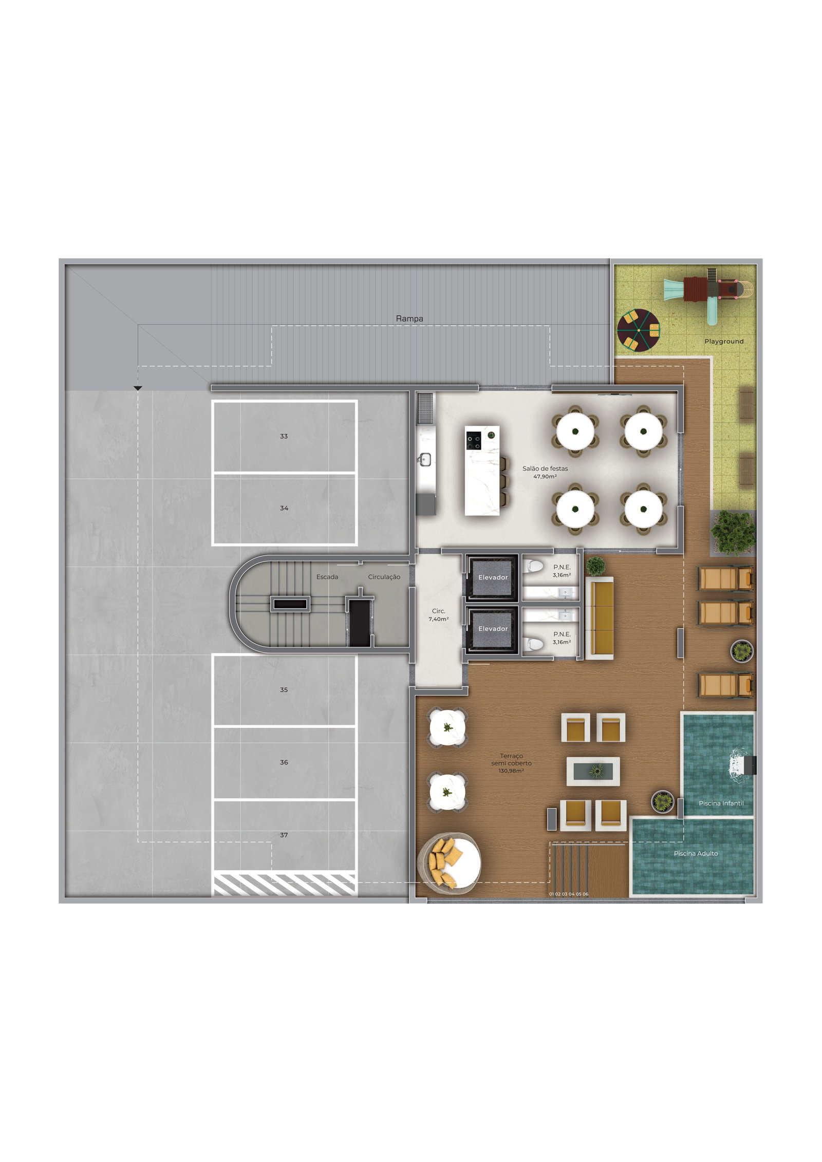 Planta 5 de Clearwater Residence