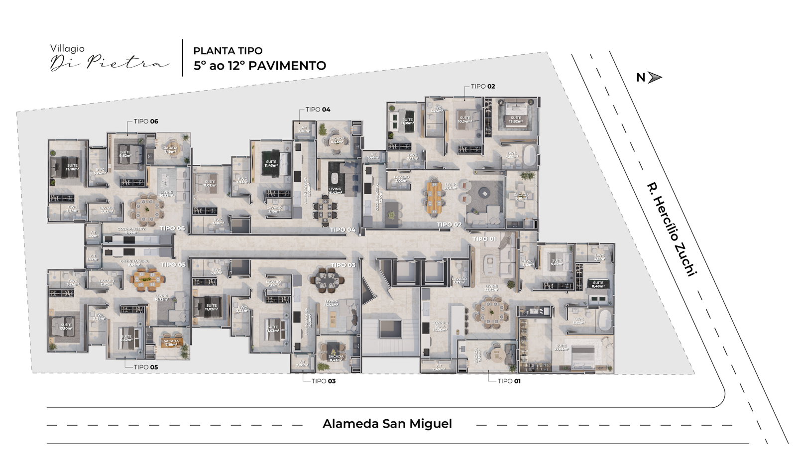 Planta 9 de Villaggio Di Pietra