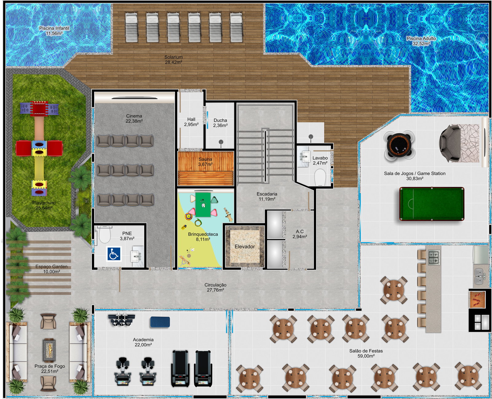 Planta 1 de Monte Hermon Residence