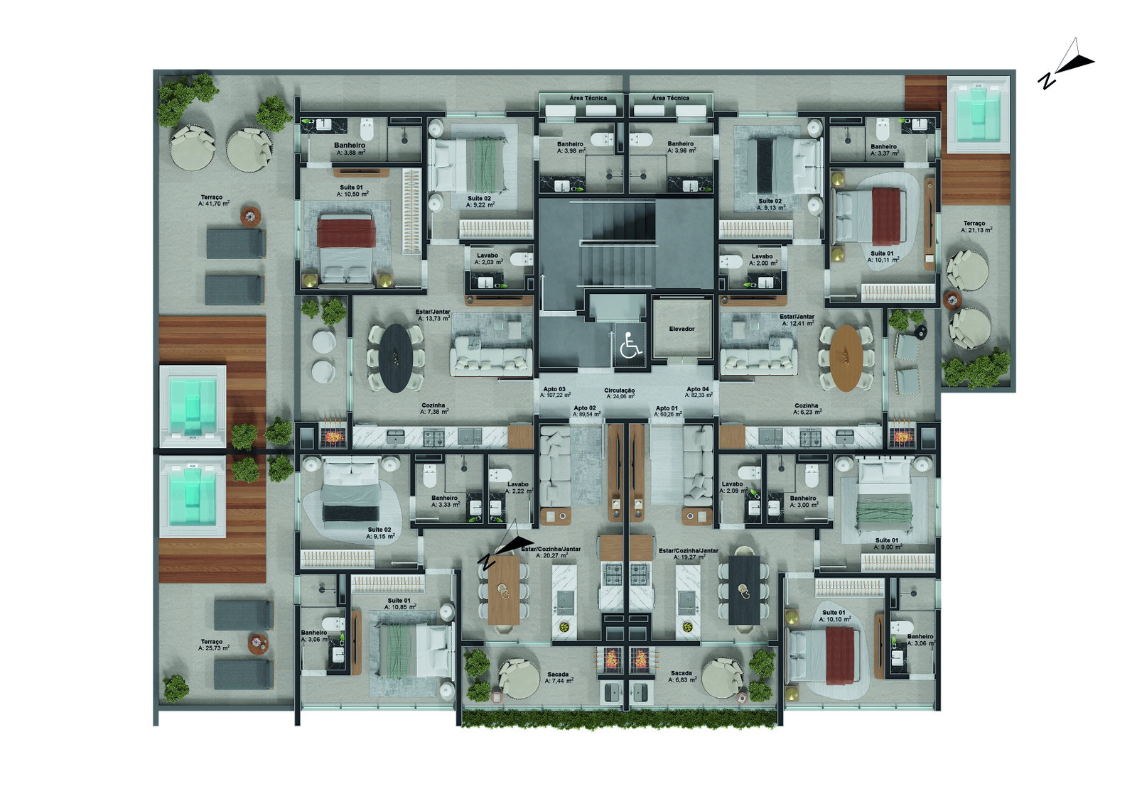 Planta 3 de LIV GREEN