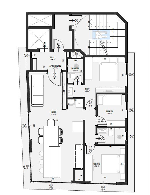 Planta 1 de Aloha Residencial