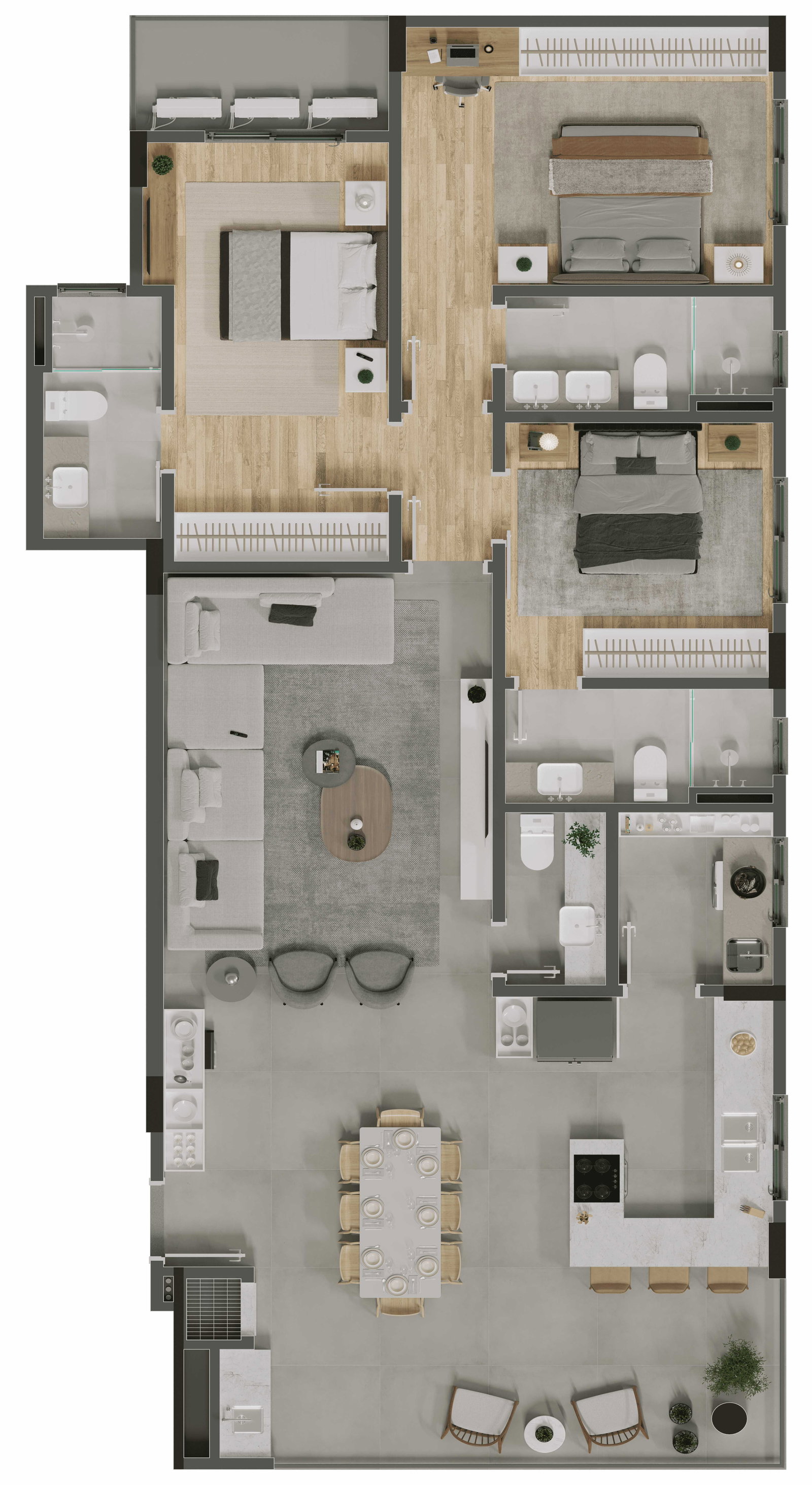 Planta 3 de 3.500 Beach House