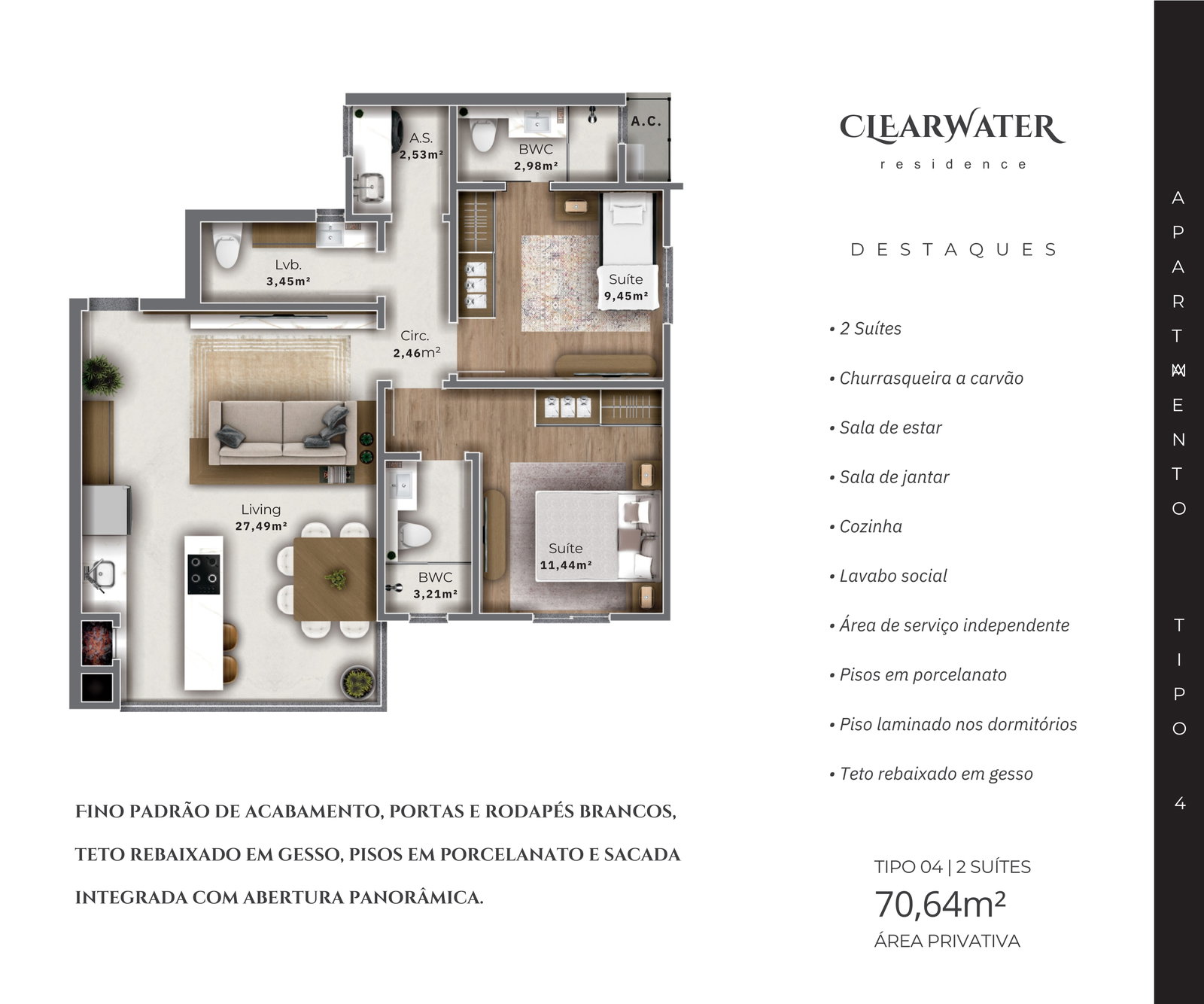 Planta 2 de Clearwater Residence