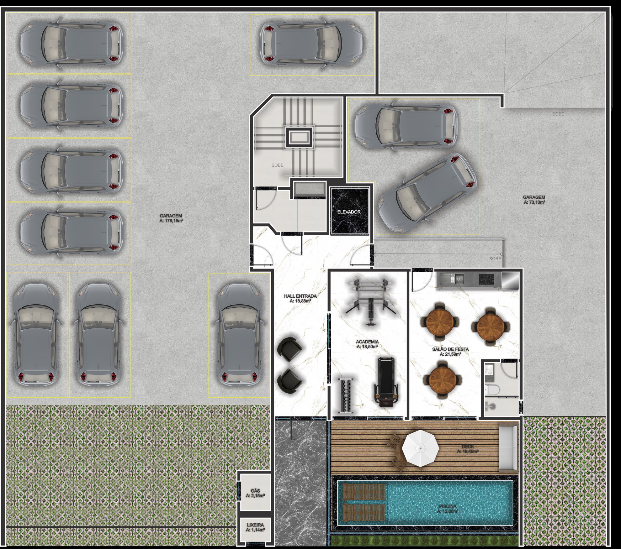 Planta 1 de Dressler Residence
