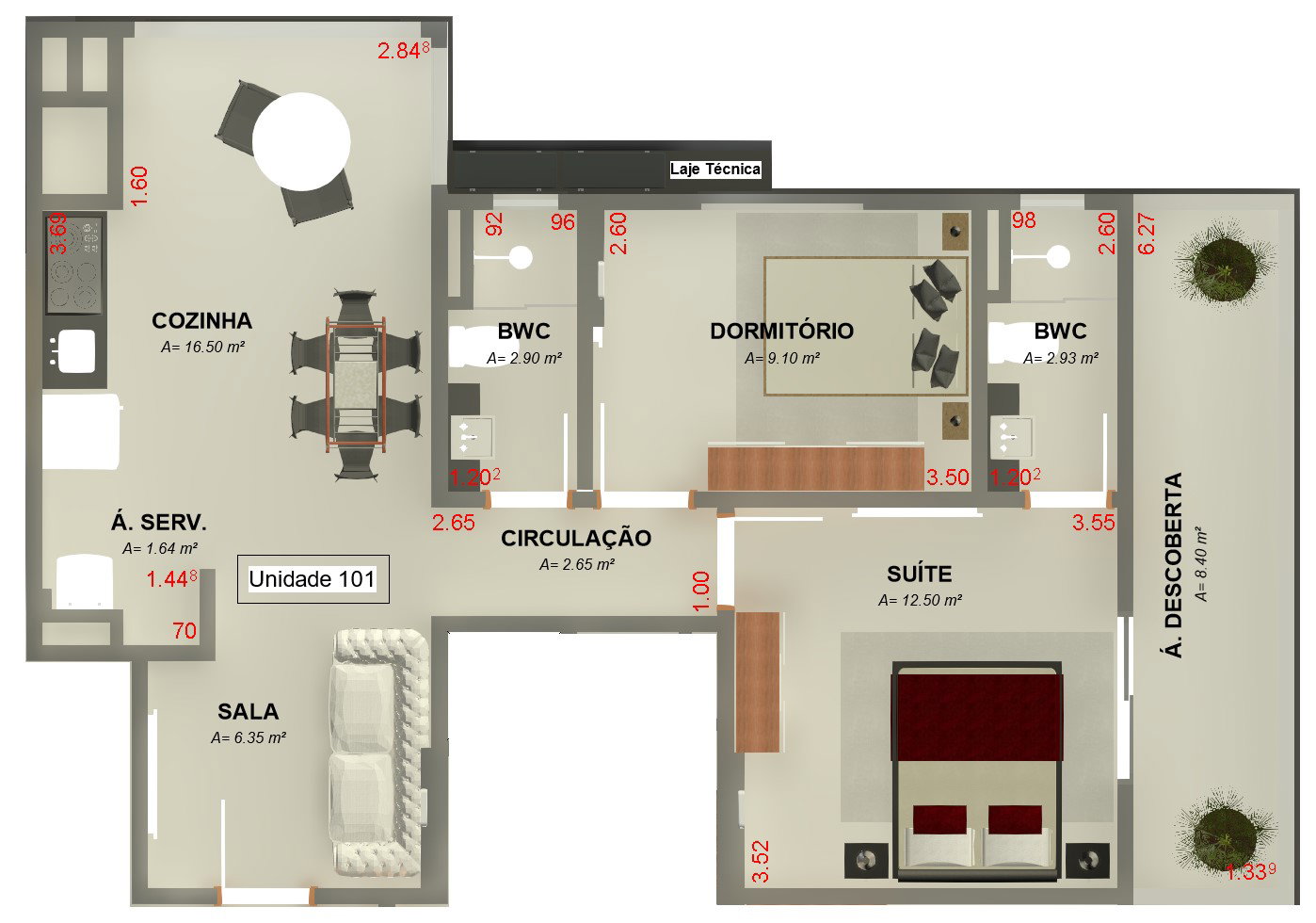 Planta 12 de Residencial Saint John