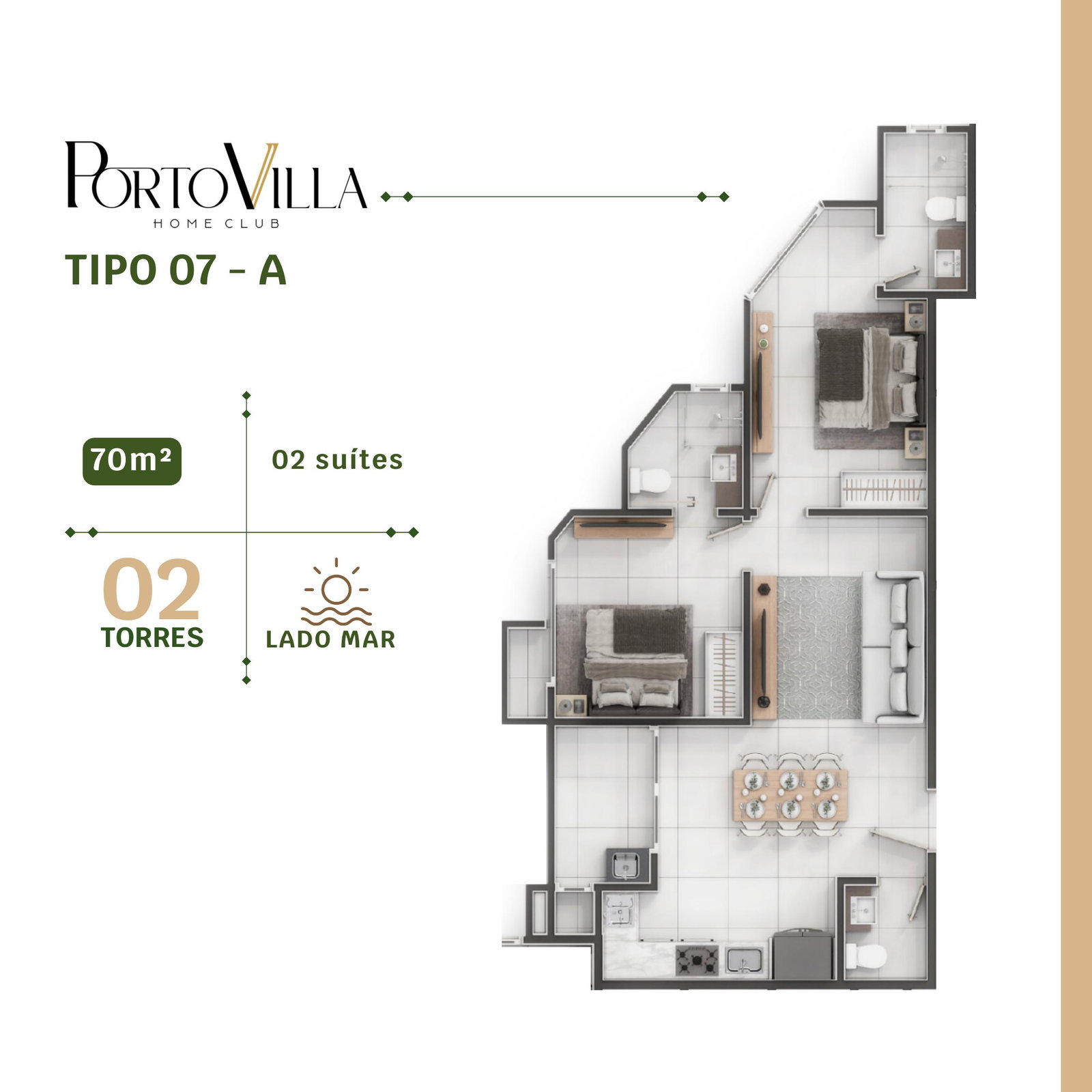 Planta 10 de Porto Villa Home Club