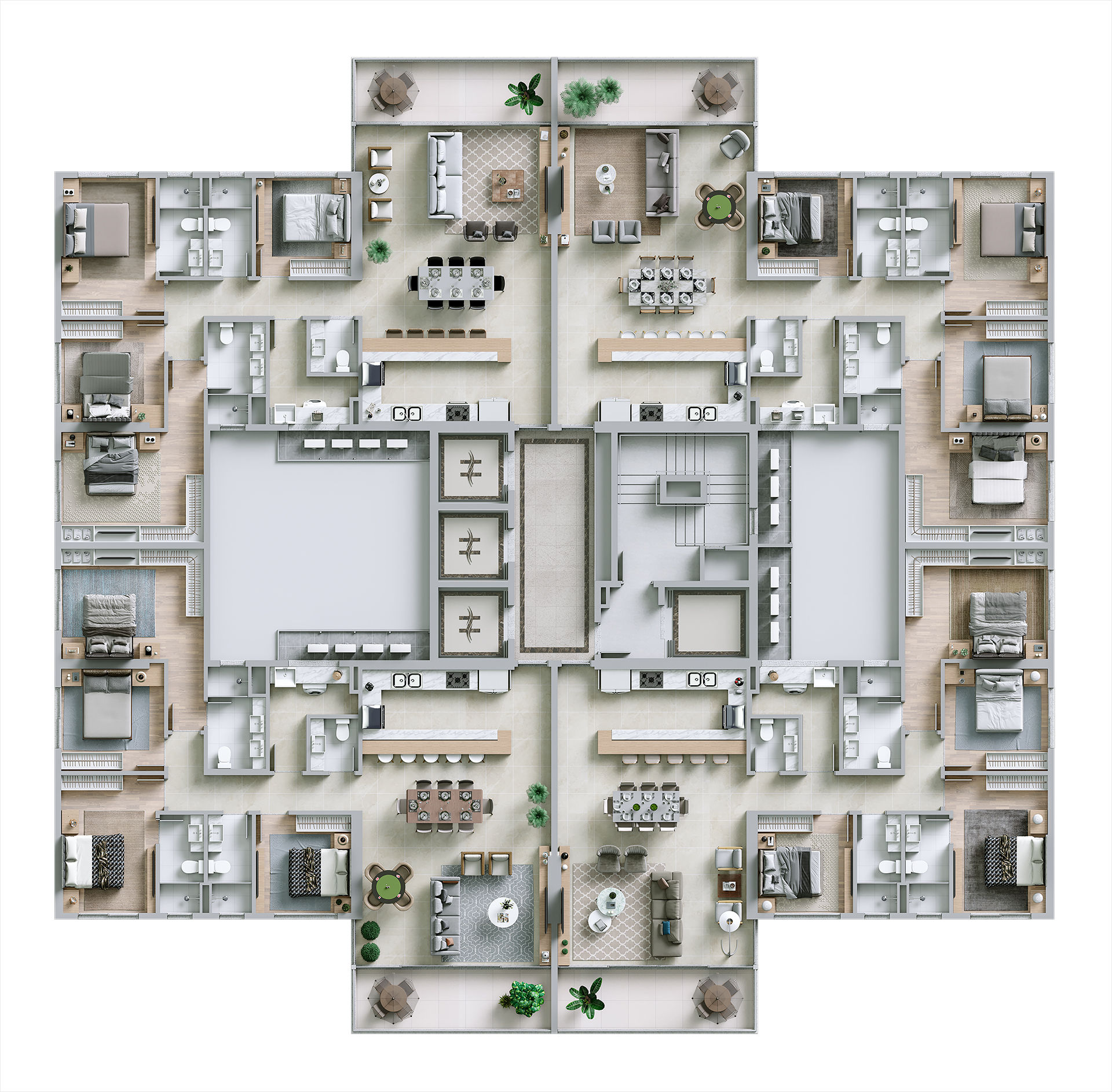 Planta 2 de Horizon Residence