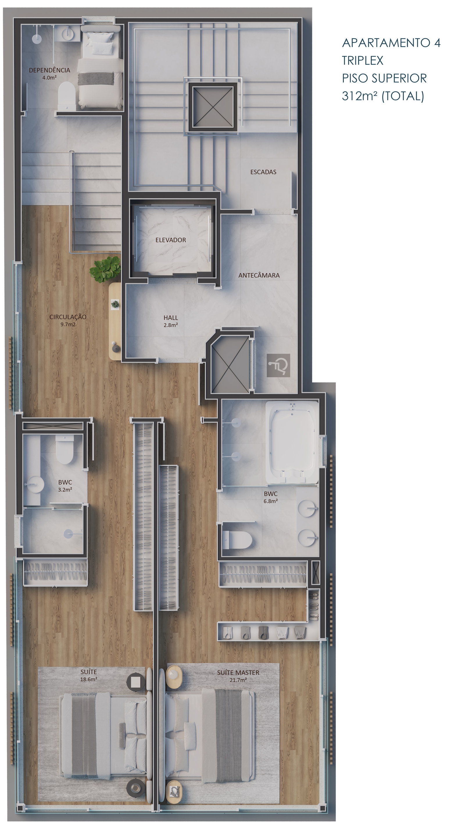 Planta 6 de Oyster Praia Brava