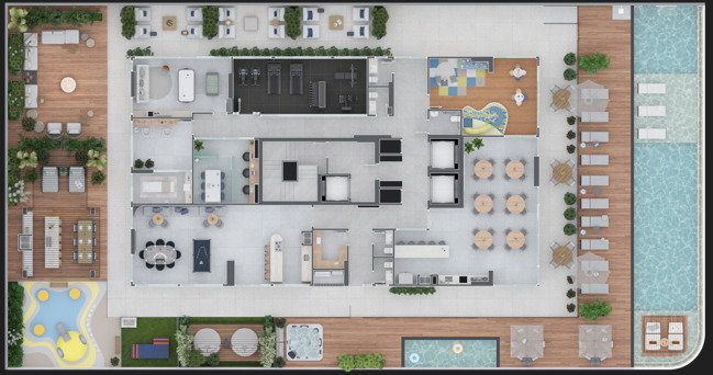 Planta Lazer do Infinity Exclusive Home