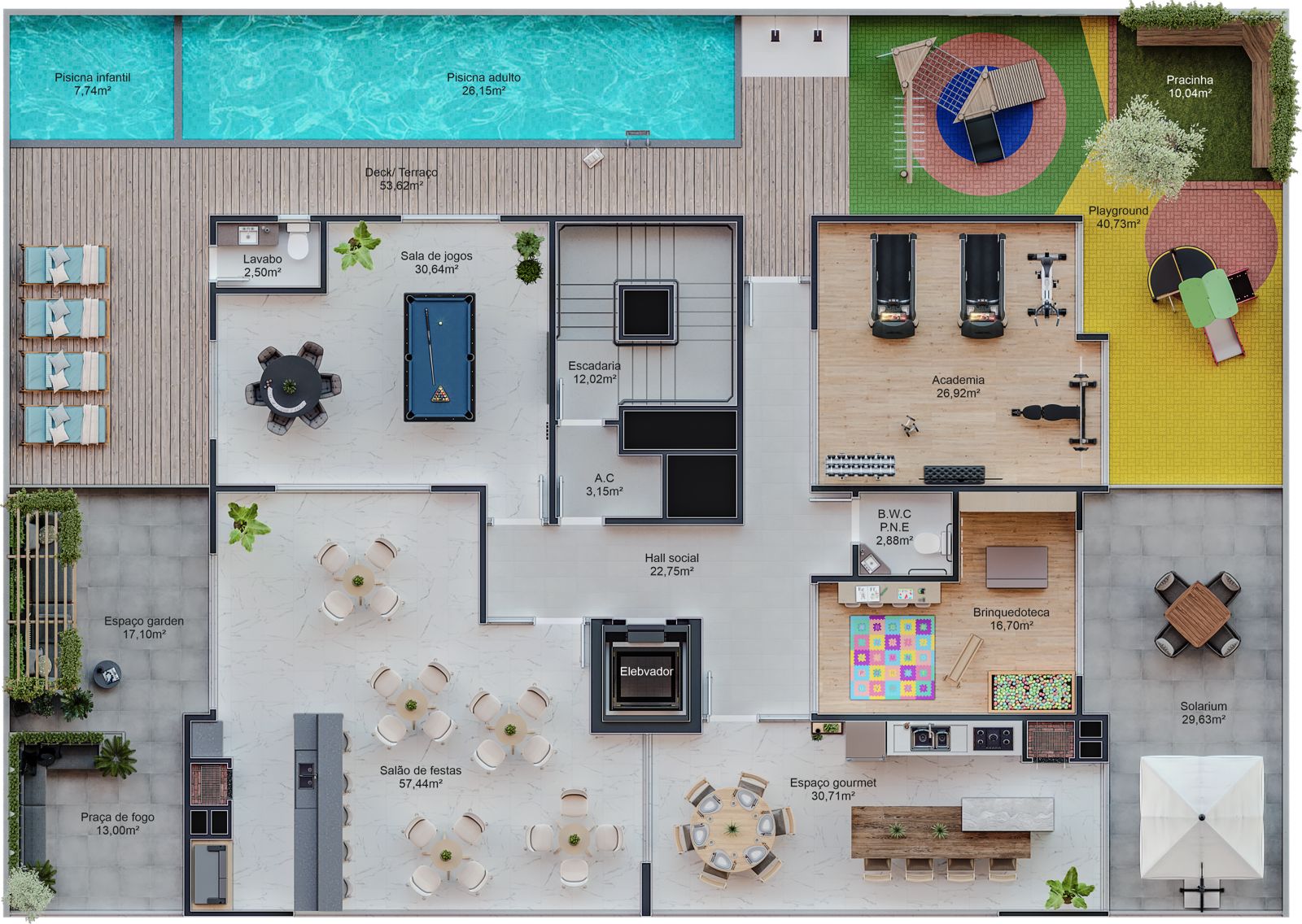 Planta 2 de Monte Moriá Residence