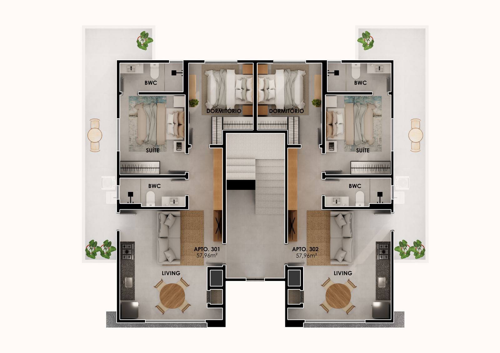 Planta 1 de Residencial Serena