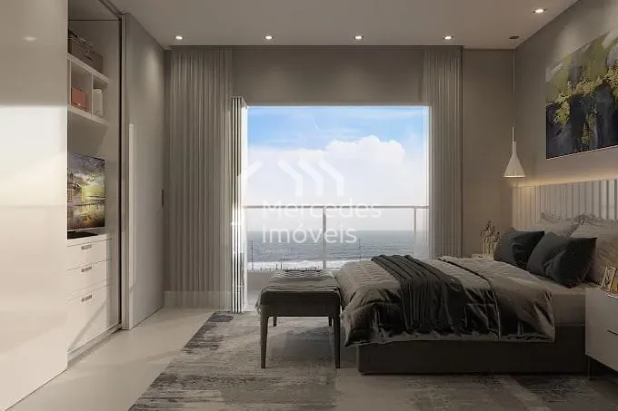 Foto 14 de Apartamento frente mar com 1 suíte + 2 demisuítes à venda, 110 m² - Centro - Navegantes/SC