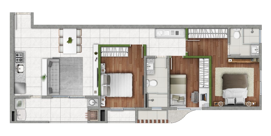 Planta 9 de Urban 295