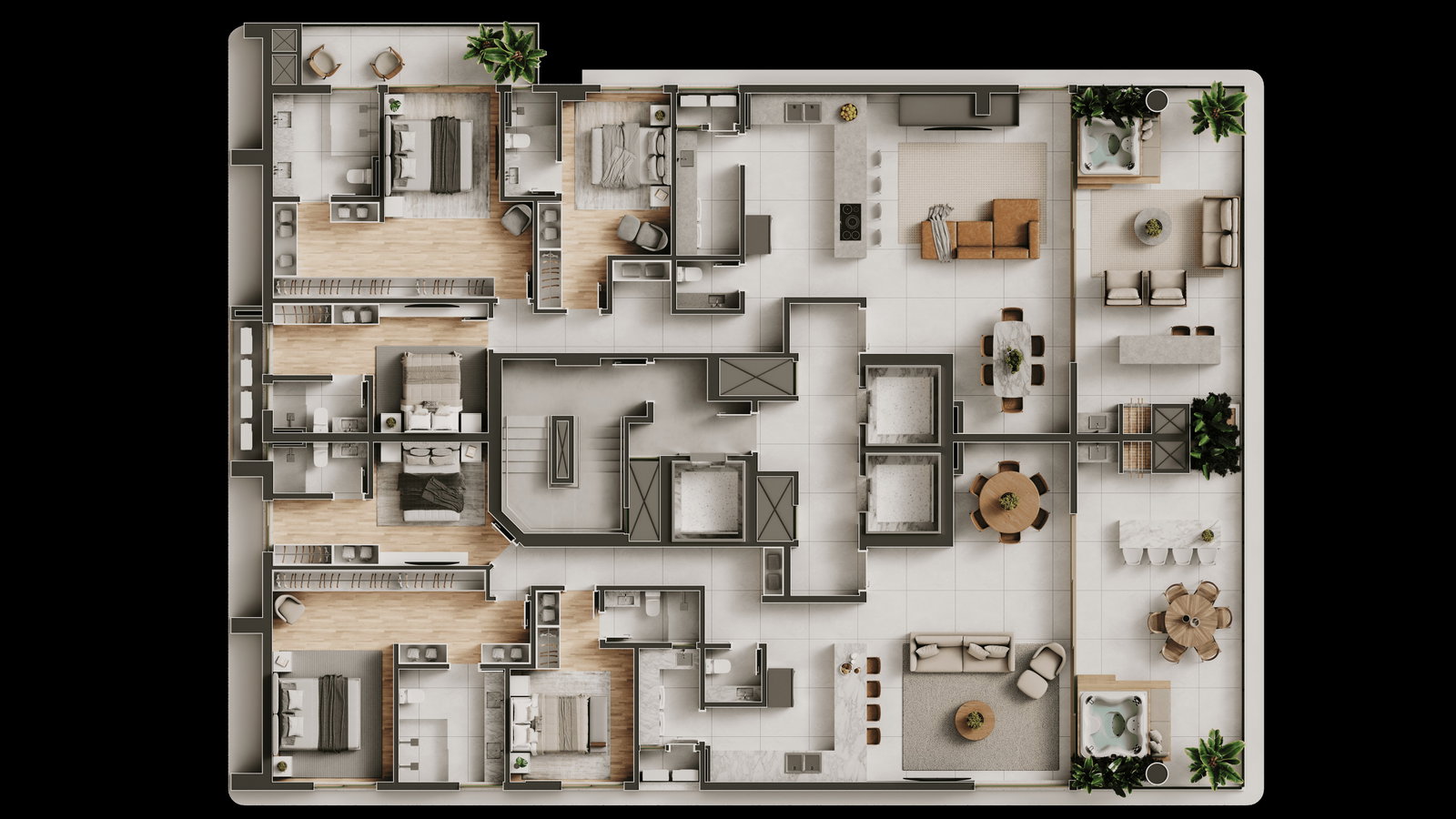 Planta 3 de Positano