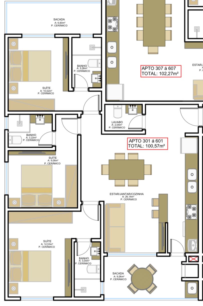 Planta 17 de Palm Beach Home Club