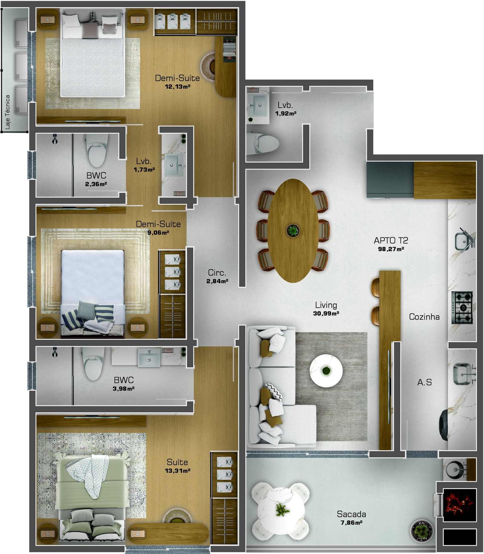 Planta 7 de Residencial Azzurra