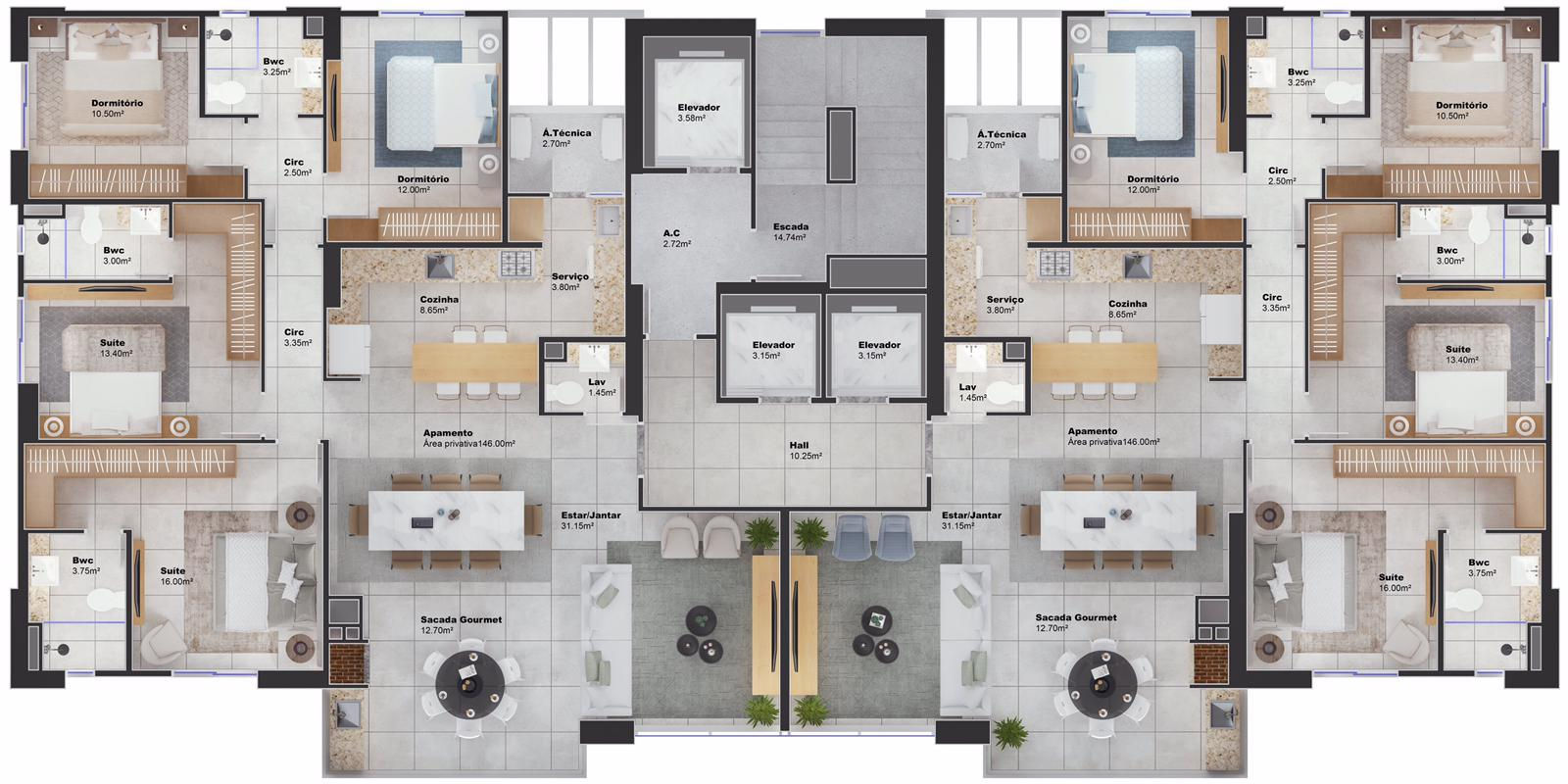 Planta 2 de Opera Tower