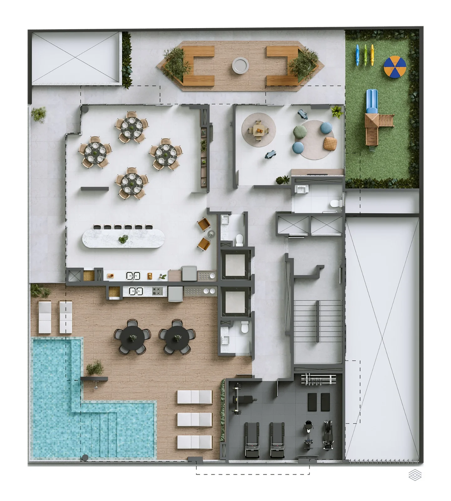 Planta 1 de Serena