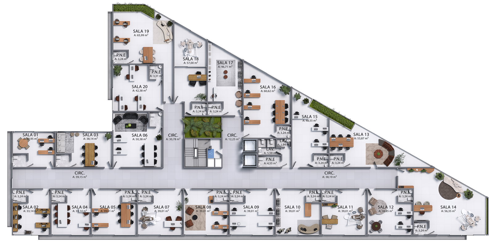 Planta 1 de 75 Business
