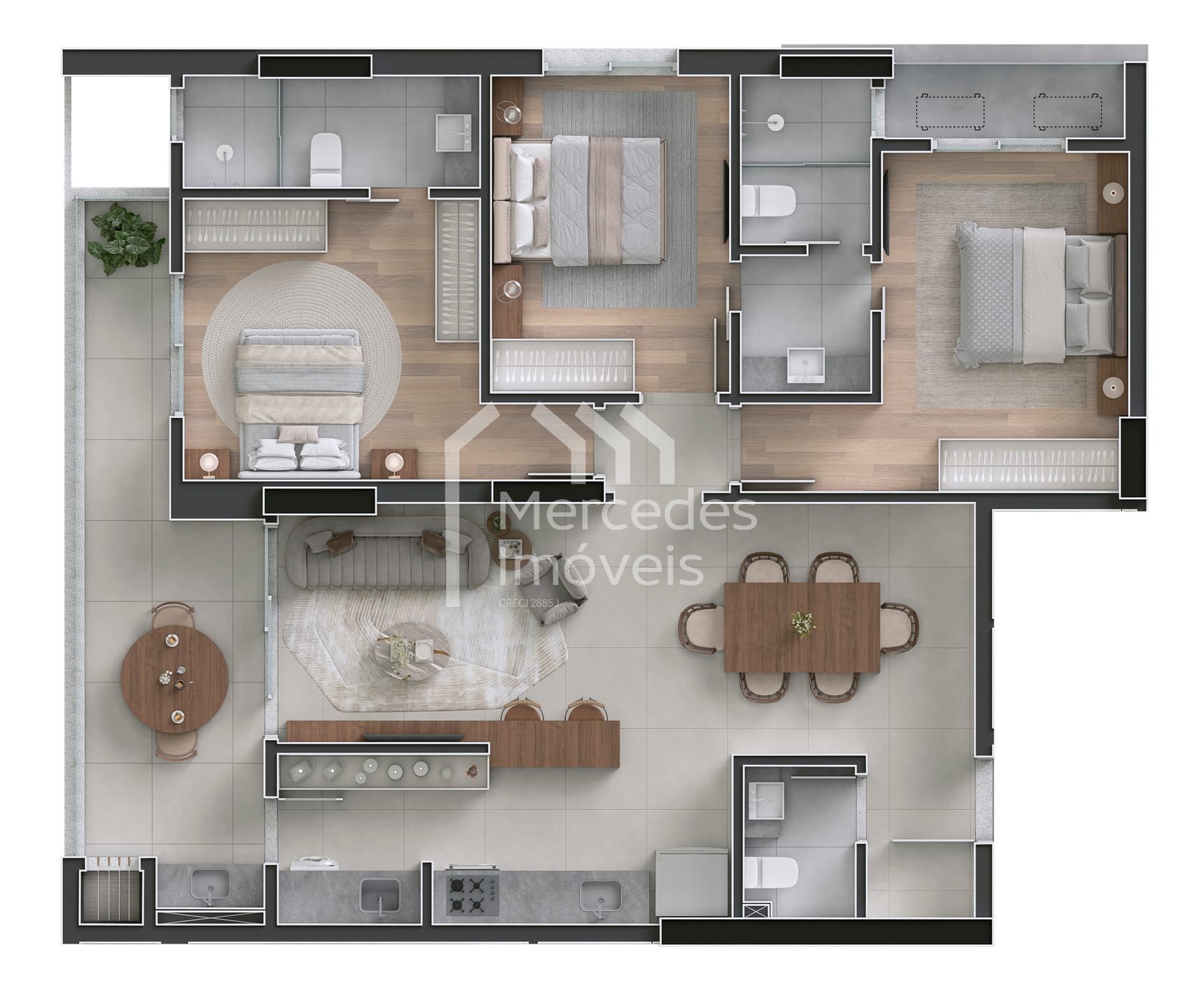 Foto 17 de Lançamento 3 dorms à venda · Vila Operária, Itajaí · Tramonti Residenza · 109 m²