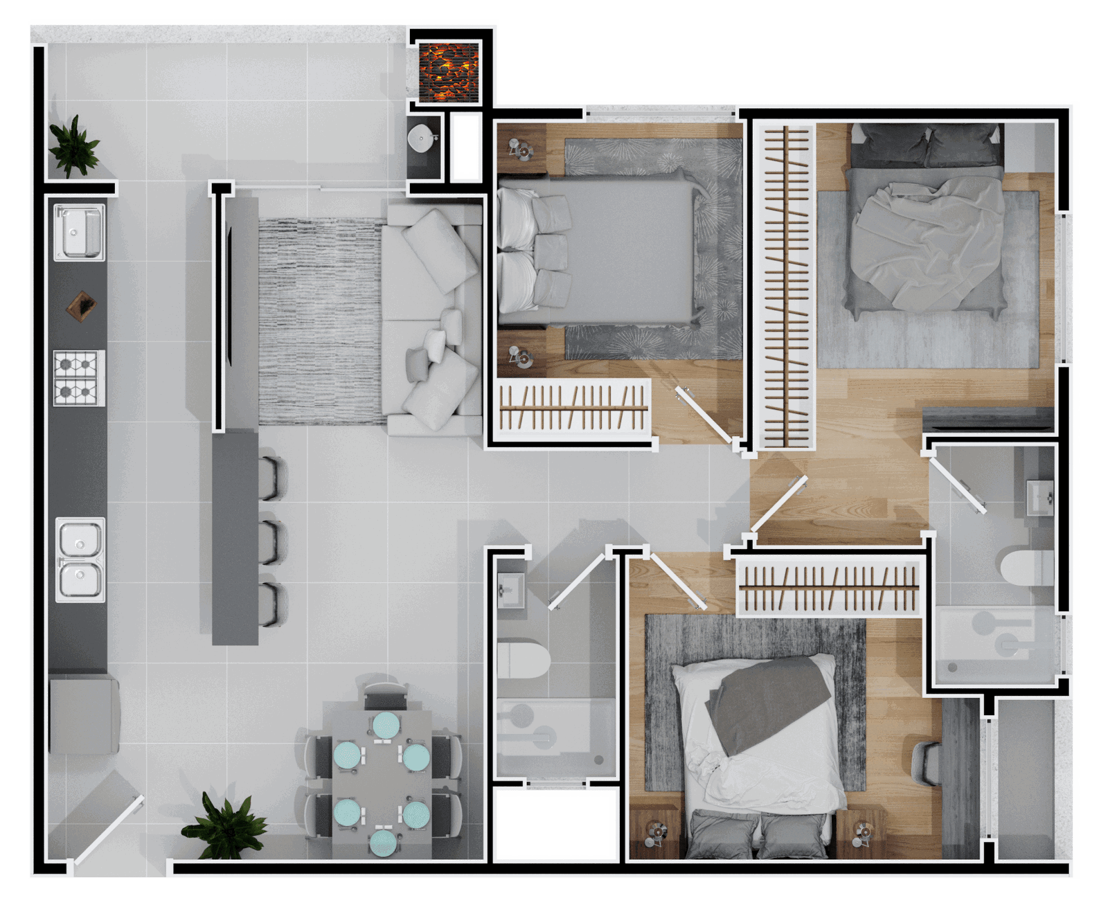 Planta 2 de Plaza Viena