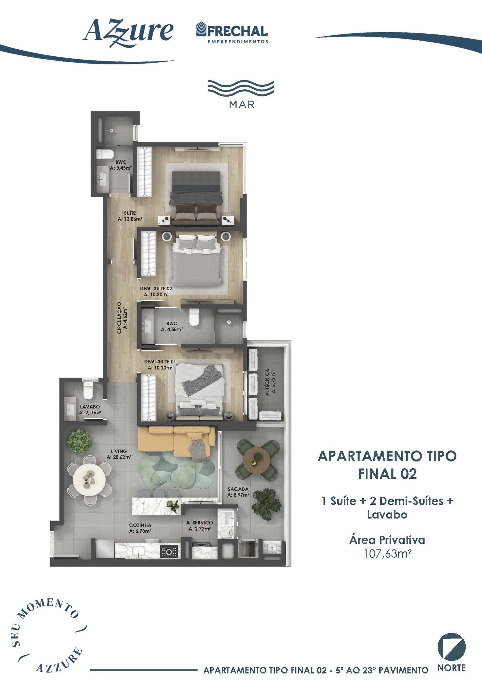 Planta 14 de Azzure