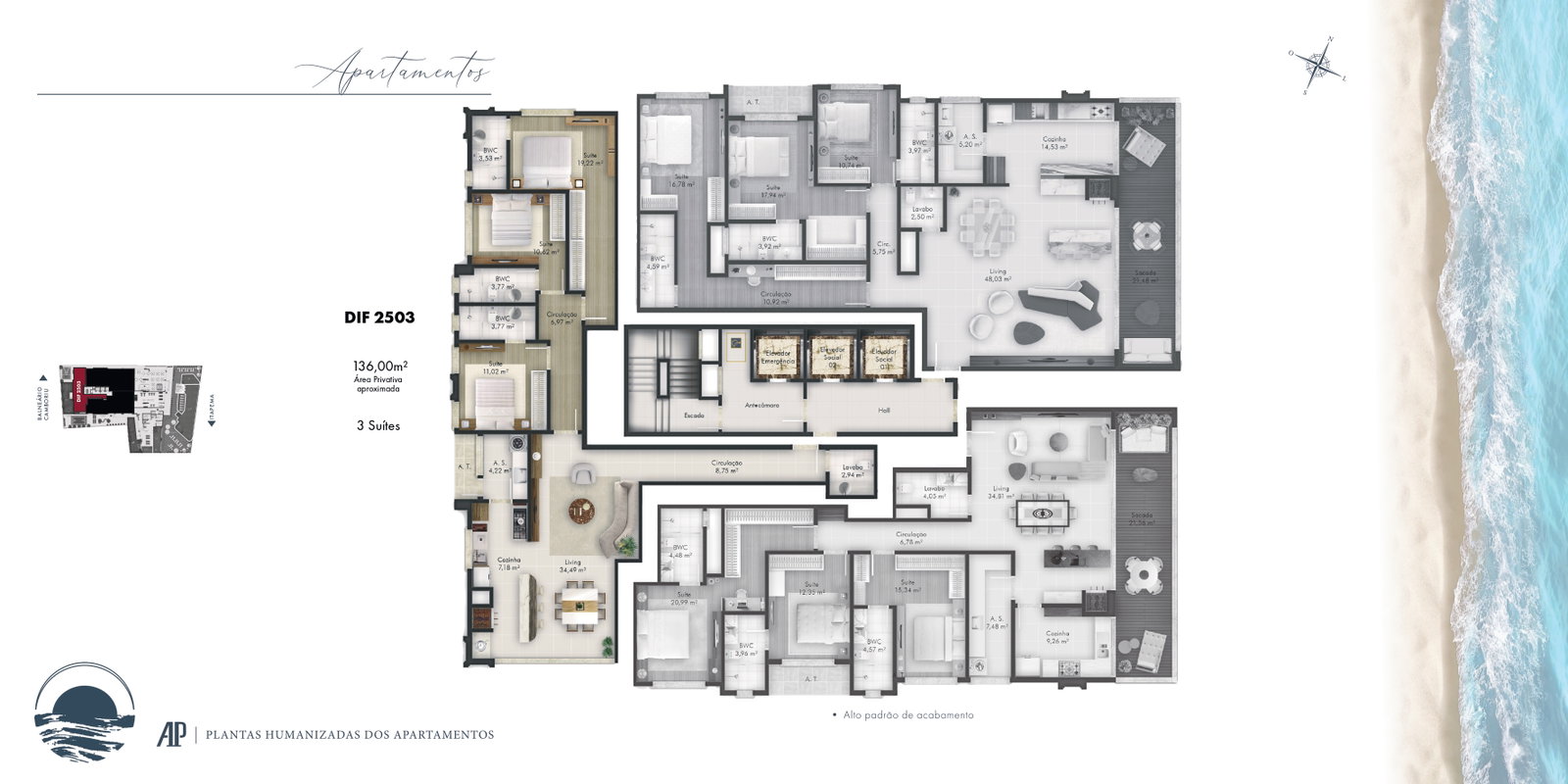 Planta 9 de Oceanic Tower Residence