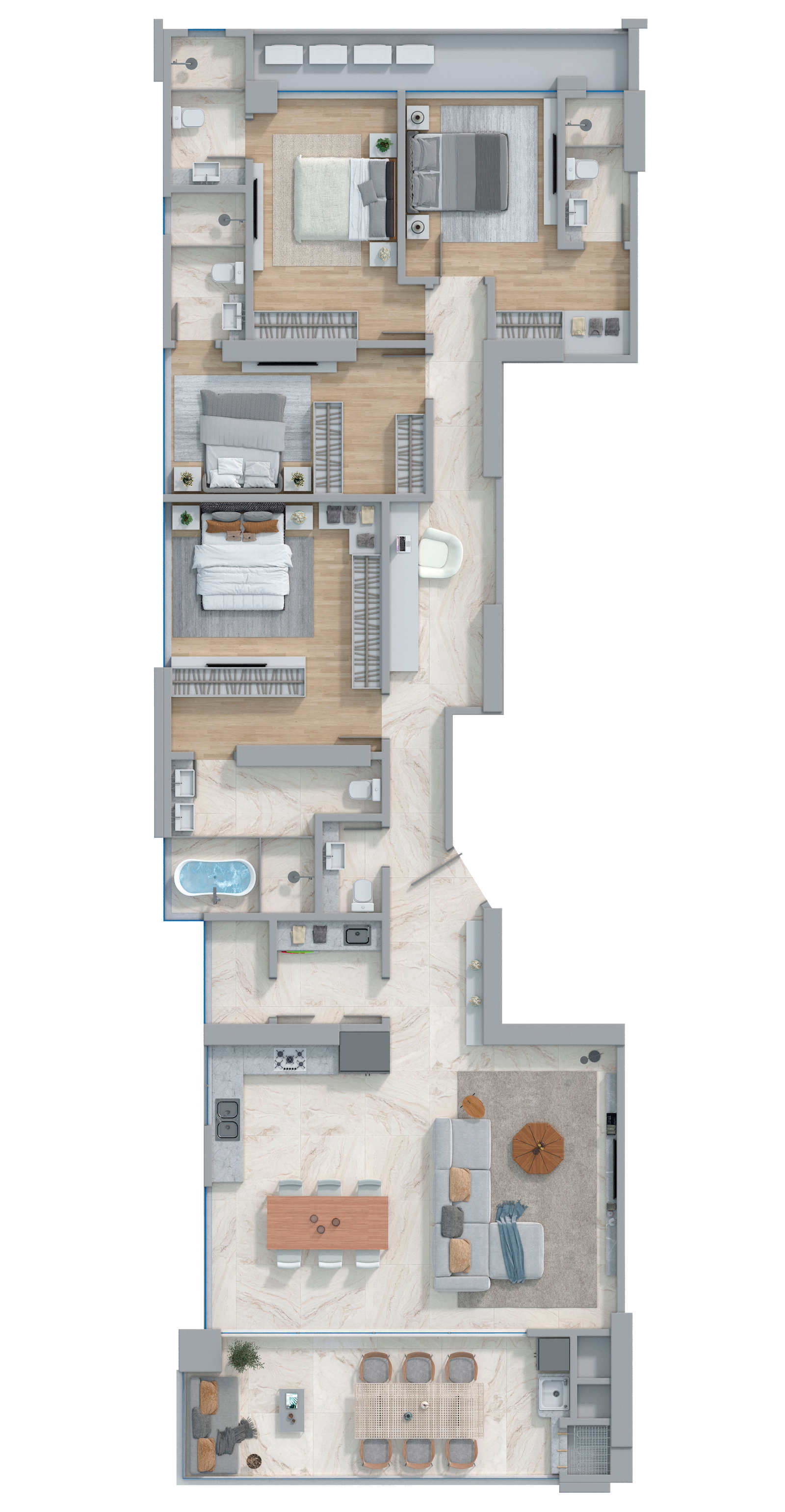 Planta 15 de Legacy Vertical Home