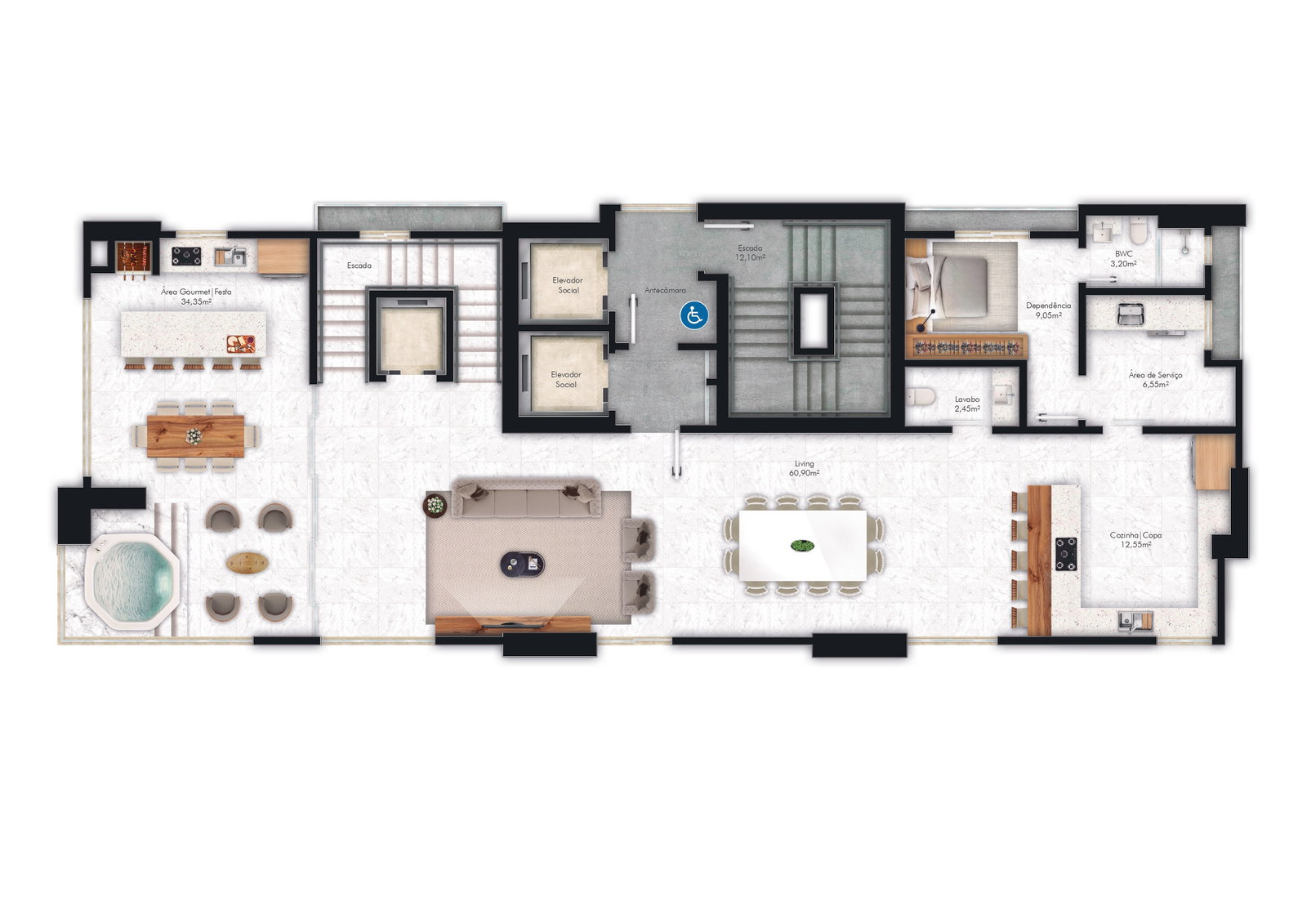 Planta 6 de Palazzo Royale