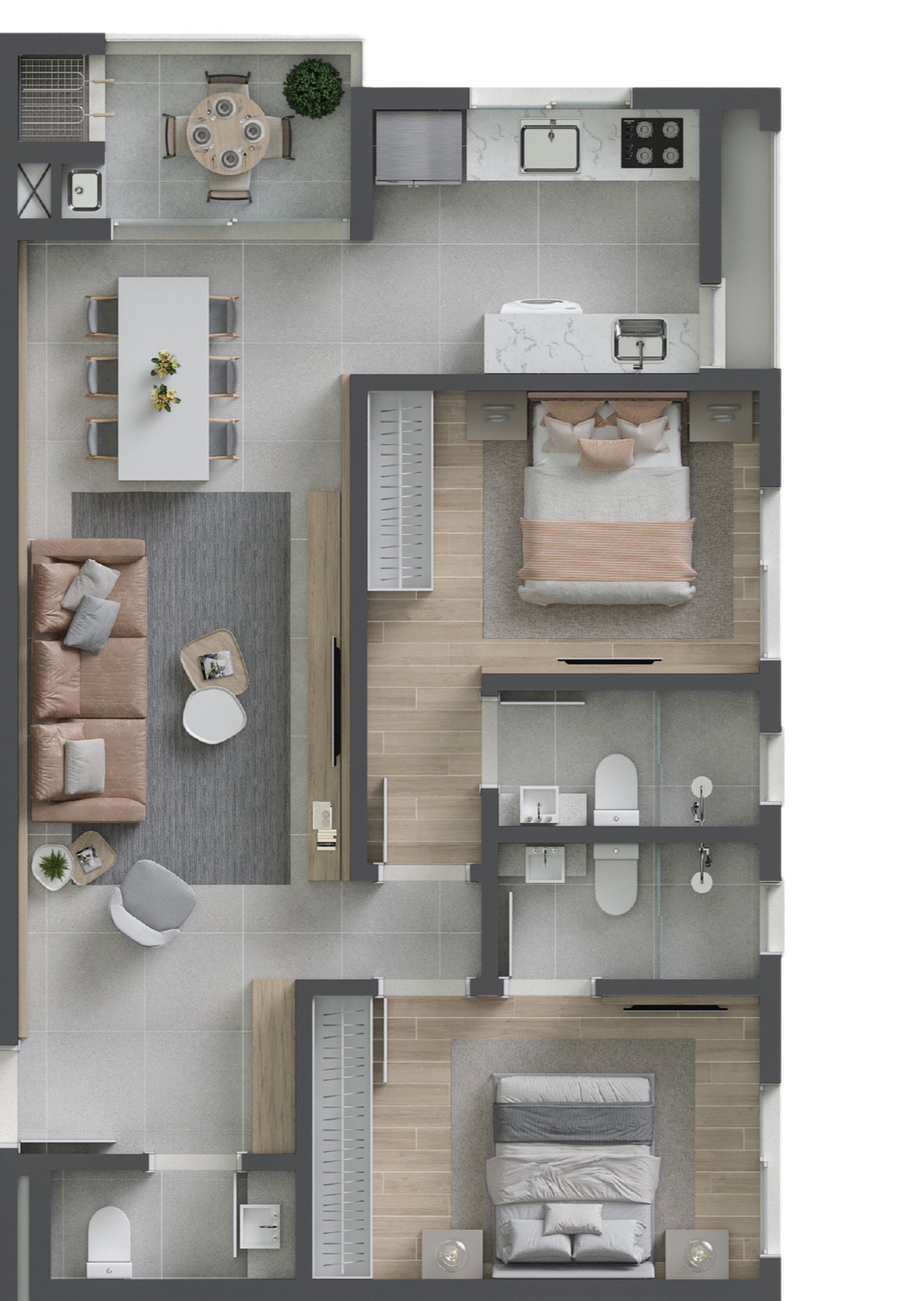 Planta 4 de Fikus Residence